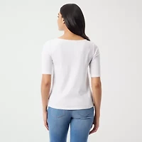 Gloria Vanderbilt Womens T-Shirt