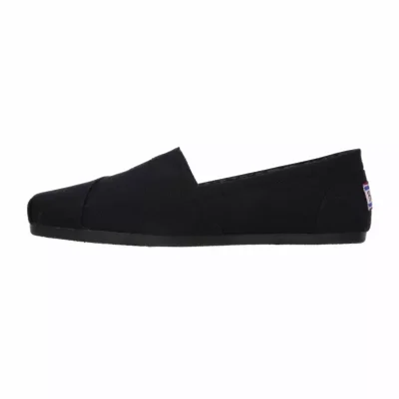 Skechers Bobs Plush Peace And Love Womens Closed Toe Slip-On Shoe