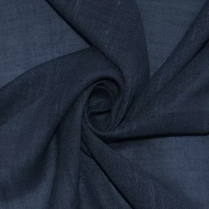 Archaeo Akari Slub Textured Linen Blend Grommet Top Sheer Single Curtain Panel