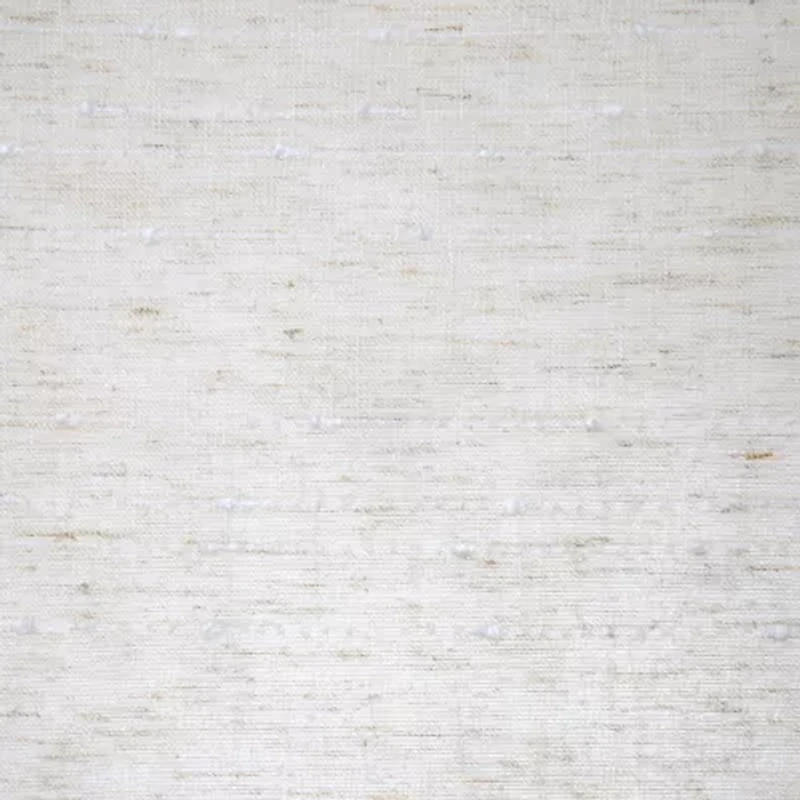 Clean Window Textured Slub Stripe Rod Pocket Sheer Single Curtain Panel