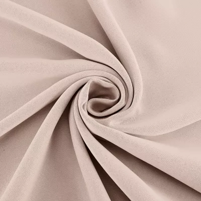 Sun Zero Evan Tab Top Energy Saving Blackout Single Curtain Panel