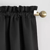 Sun Zero Evan Rod Pocket Energy Saving Blackout Single Curtain Panel