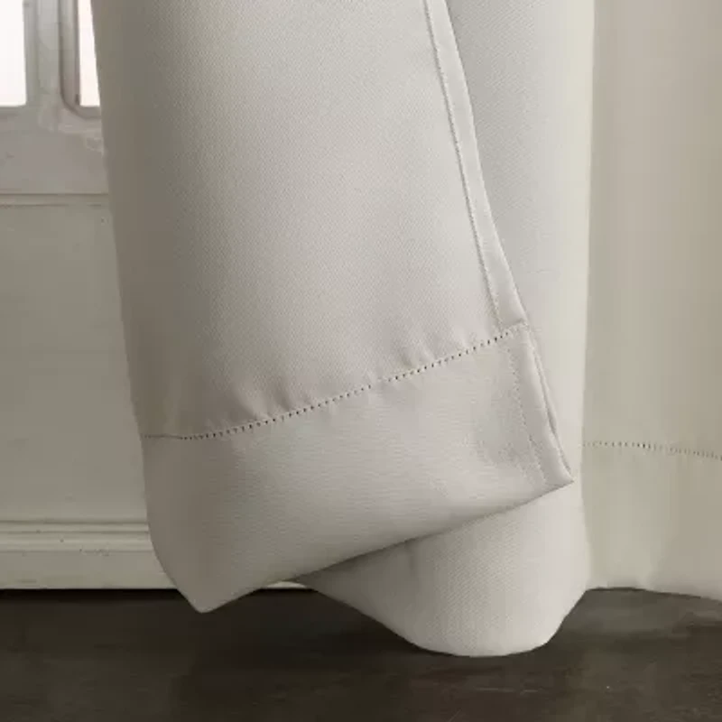 Sun Zero Evan Rod Pocket Energy Saving Blackout Single Curtain Panel