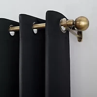 Sun Zero Oslo Grommet Top Energy Saving 100% Blackout Single Curtain Panel