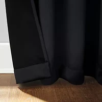 Sun Zero Oslo Grommet Top Energy Saving 100% Blackout Single Curtain Panel