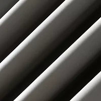 Sun Zero Oslo Rod Pocket Energy Saving 100% Blackout Single Curtain Panel