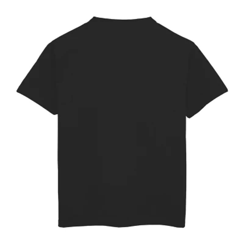 Little & Big Kid Boys Round Neck Short Sleeve Regular Fit Batman Graphic T-Shirt
