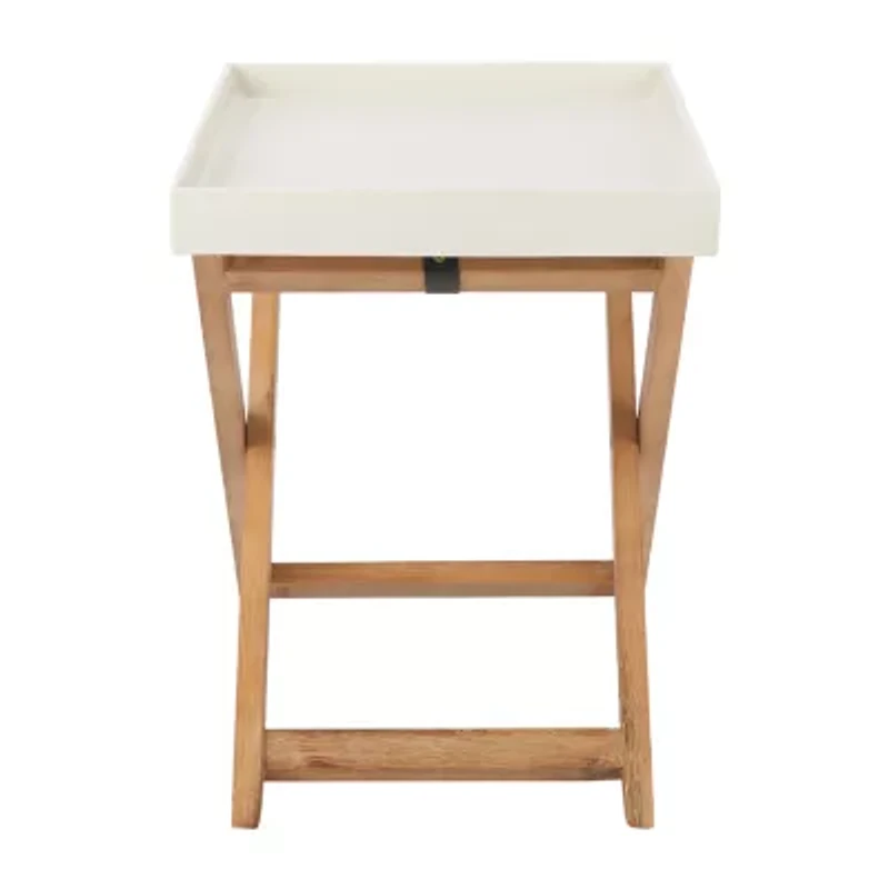 Terance Patio Collection Folding Weather Resistant Side Table