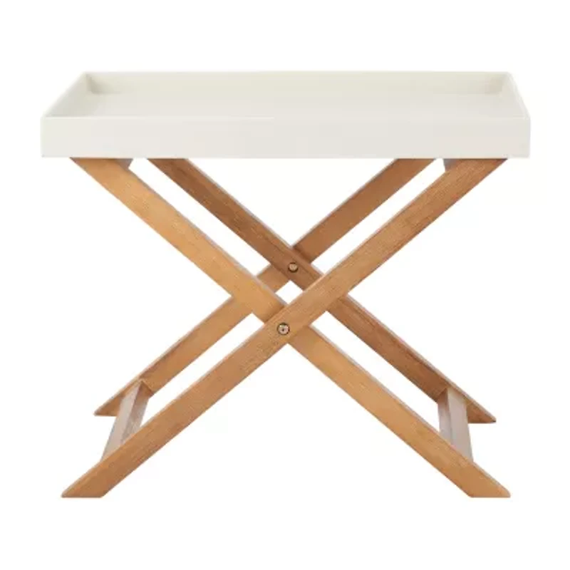 Terance Patio Collection Folding Weather Resistant Side Table
