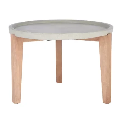 Safavieh Valton Collection Weather Resistant Concrete Side Table