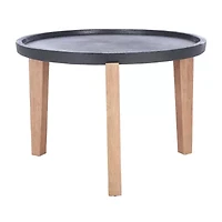 Valton Collection Weather Resistant Concrete Side Table