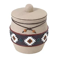 Avanti Navajo Dance Hand Painted Bathroom Canister