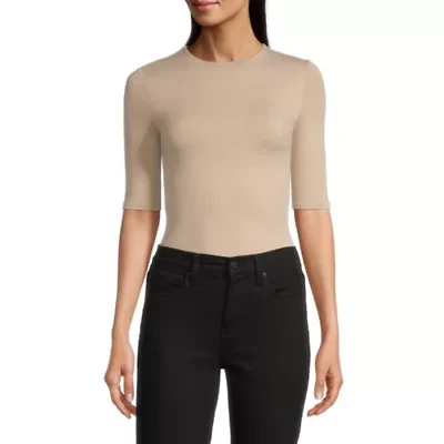 Worthington Womens Ultra Smoothing Crew Neck Top