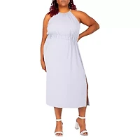 Poetic Justice Womens Sleeveless Plus Maxi Dress