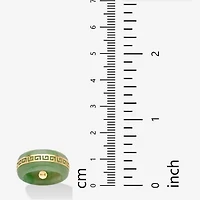 9M Genuine Jade 14K or 10k Gold Band