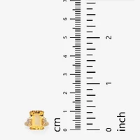 Womens Genuine Yellow Citrine 18K Gold Over Silver Cocktail Ring