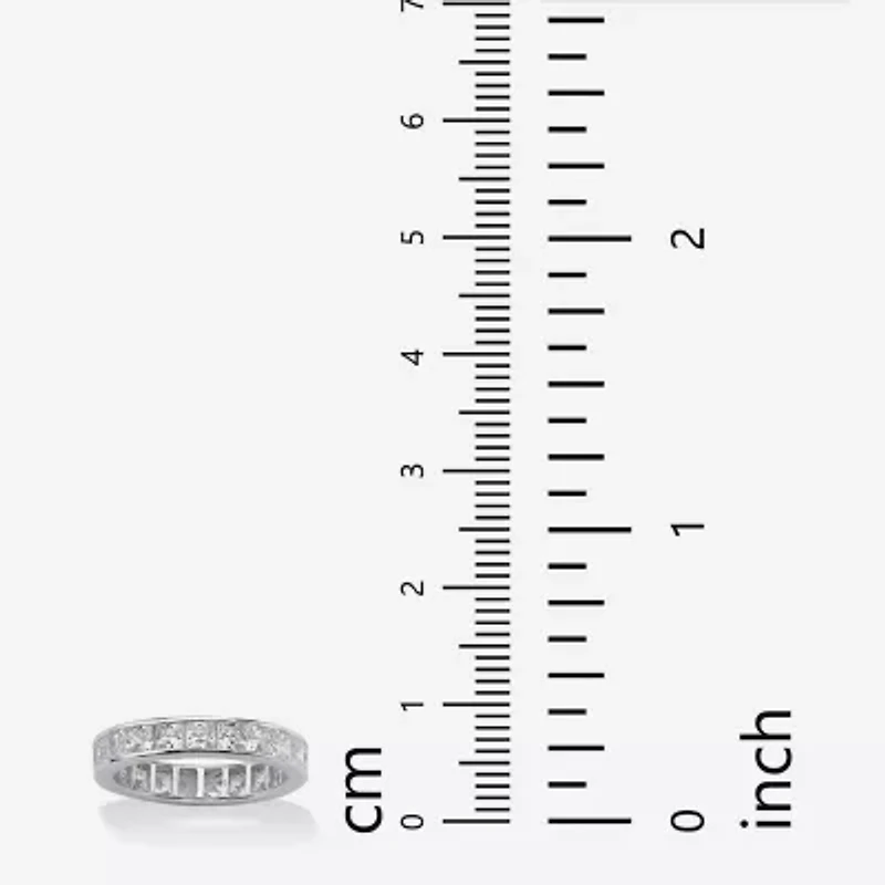 DiamonArt® 4MM 5 1/4 CT. T.W. White Cubic Zirconia 10K Gold Band
