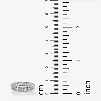 DiamonArt® 4MM 5 1/4 CT. T.W. White Cubic Zirconia 10K Gold Band