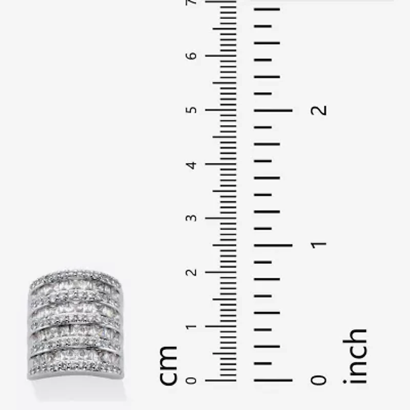 Womens Cubic Zirconia Cocktail Ring