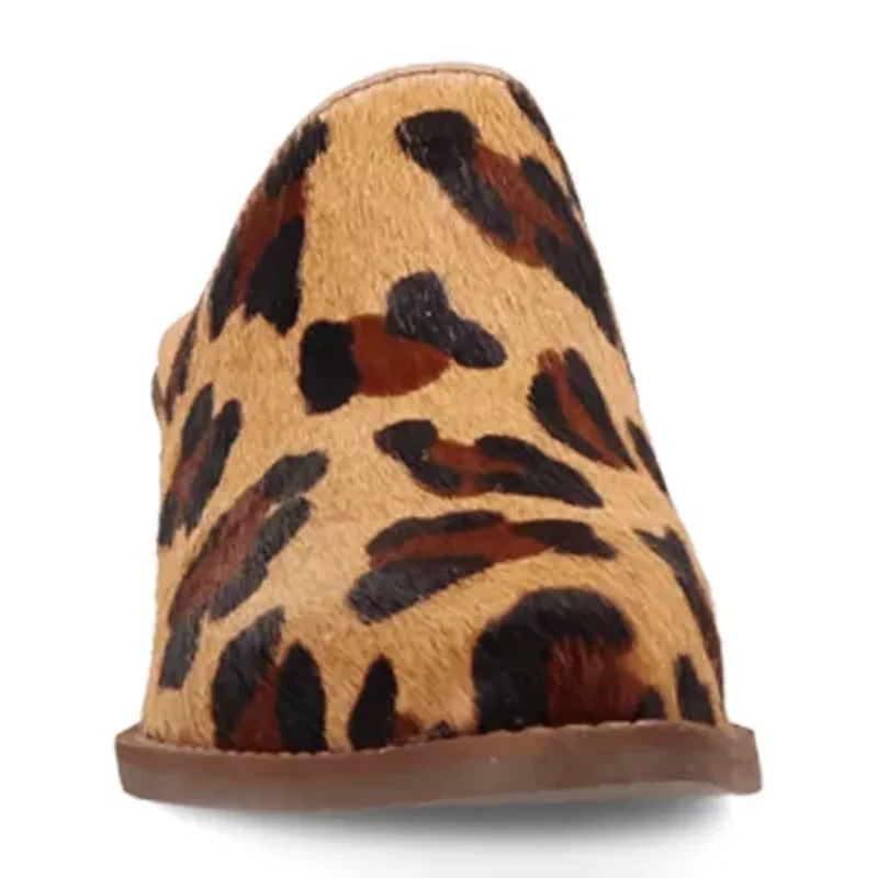 Dingo Calico Womens Pointed Closed Toe Mules