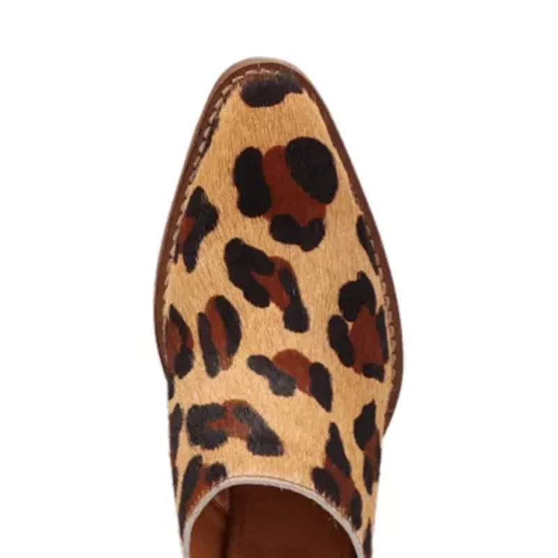 Dingo Calico Womens Pointed Closed Toe Mules