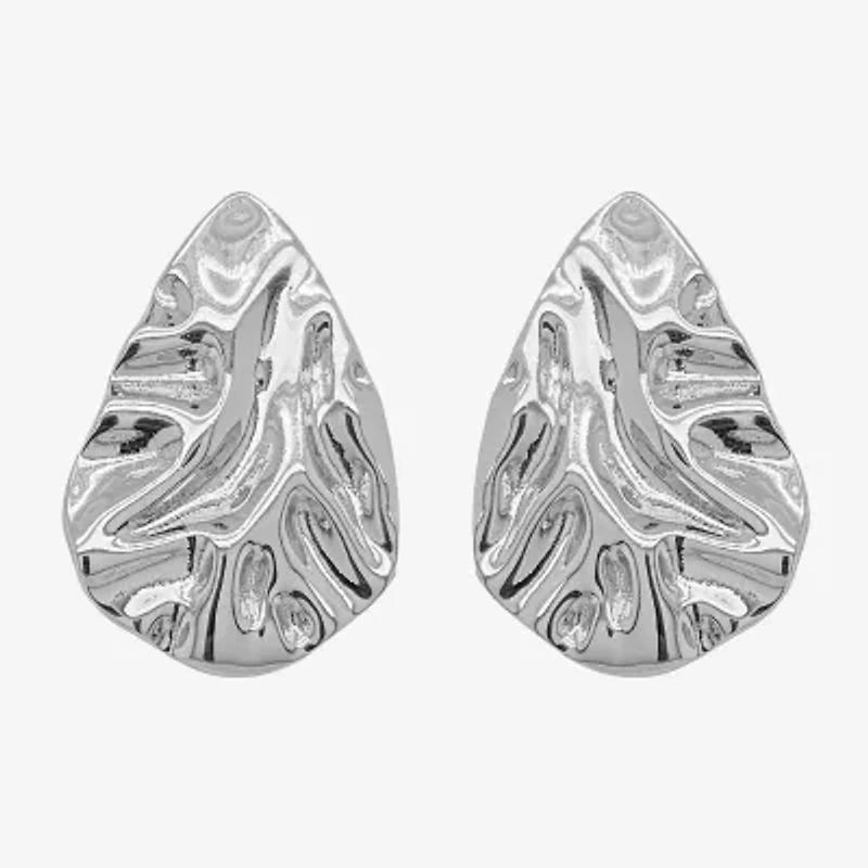 Silver Reflections Womens Pure Silver Over Brass Drop Earrings
