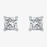 Everstar 1/2 CT. T.W. Lab-Grown (G / SI1-SI2) Diamond Princess-cut Stud Earrings 10K or 14K Gold