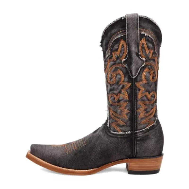 Dingo Womens Big Easy Flat Heel Cowboy Boots
