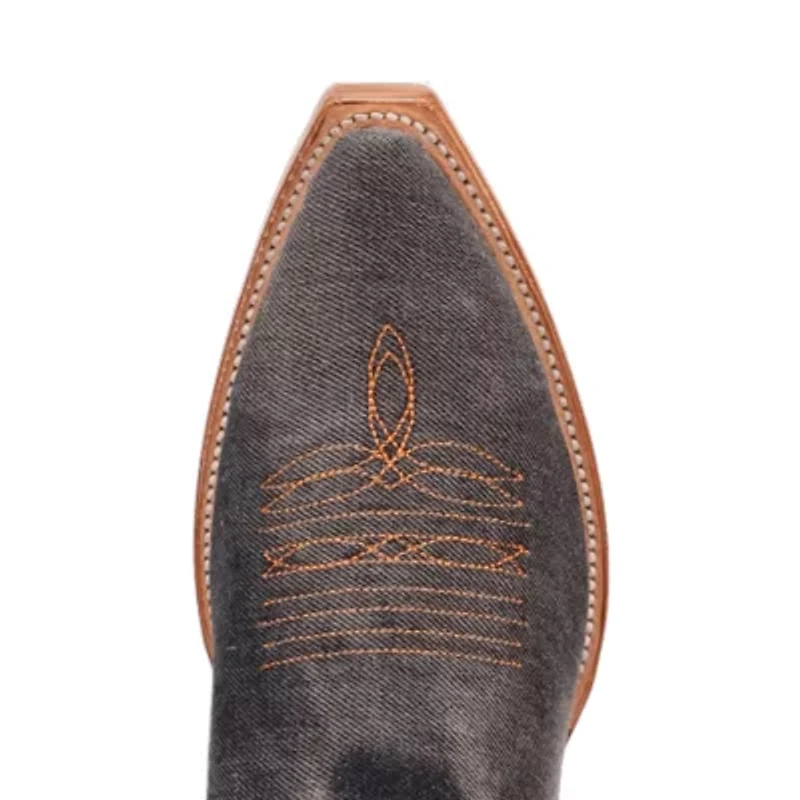 Dingo Womens Big Easy Flat Heel Cowboy Boots