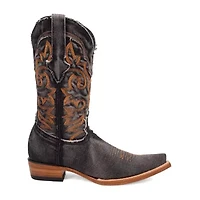 Dingo Womens Big Easy Flat Heel Cowboy Boots