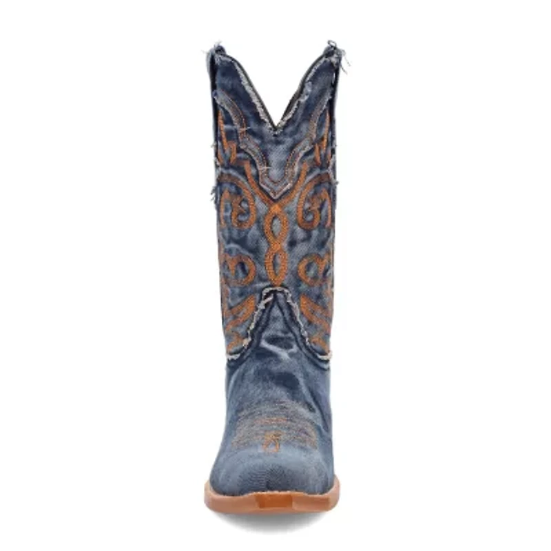 Dingo Mens Big Easy Flat Heel Cowboy Boots