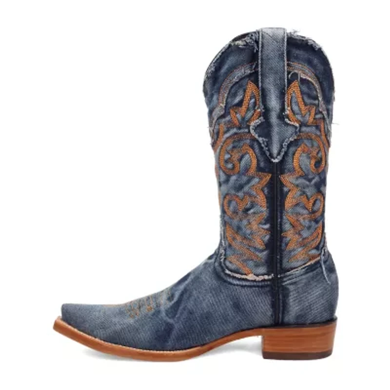 Dingo Mens Big Easy Flat Heel Cowboy Boots