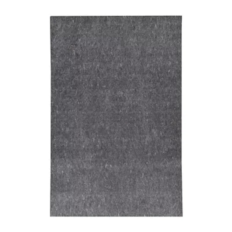 LINON UNDERLAY SOLID RECTANGULAR ACCENT RUG