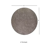 LINON UNDERLAY SOLID RECTANGULAR AREA RUG