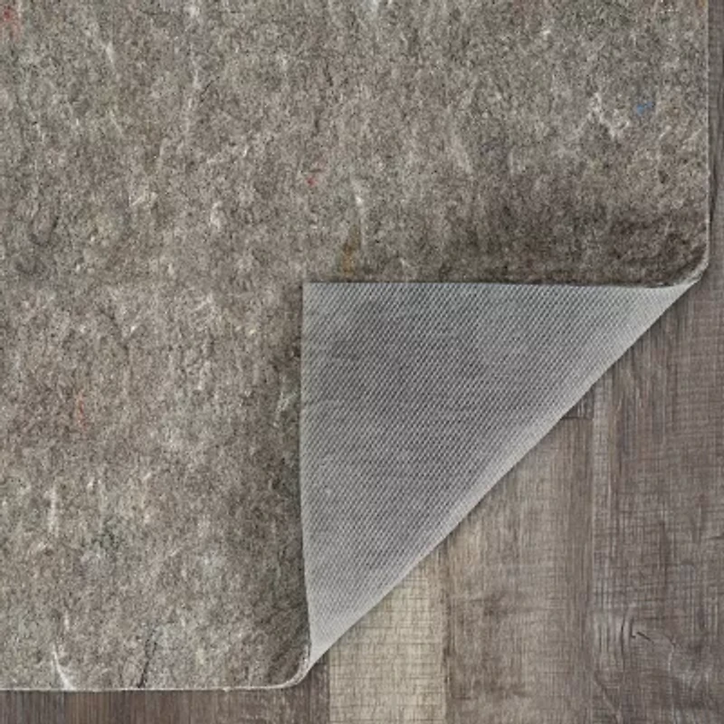 LINON UNDERLAY SOLID RECTANGULAR AREA RUG