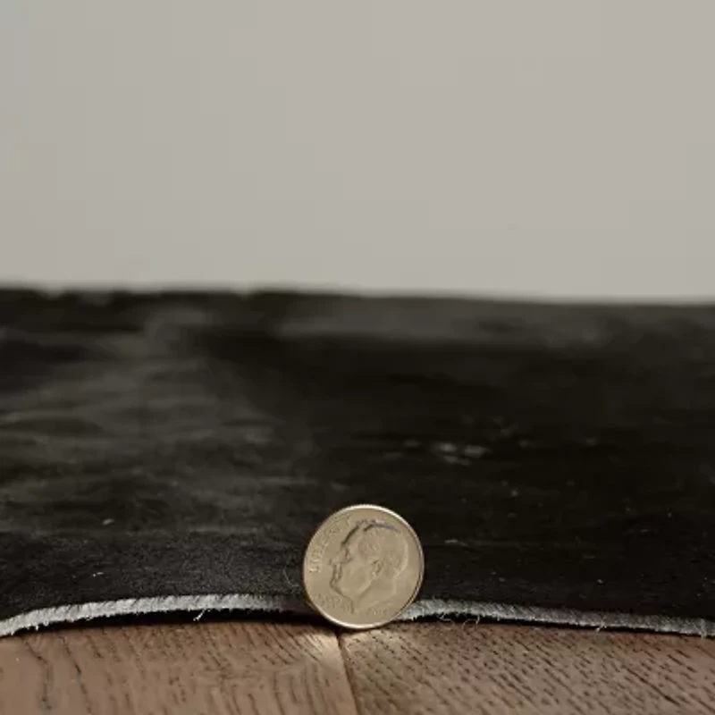 LINON COWHIDE SOLID AREA RUG