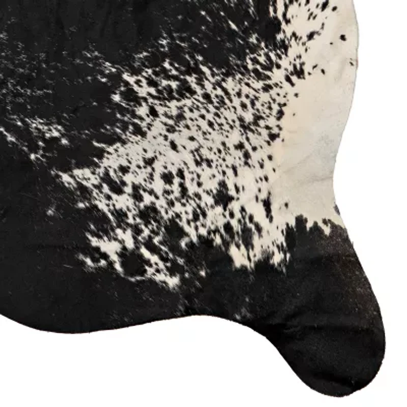 LINON COWHIDE SOLID AREA RUG