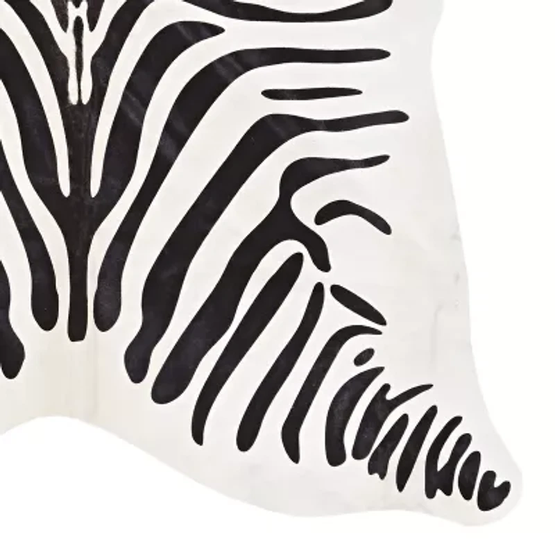 LINON COWHIDE SOLID AREA RUG