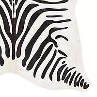 LINON COWHIDE SOLID AREA RUG