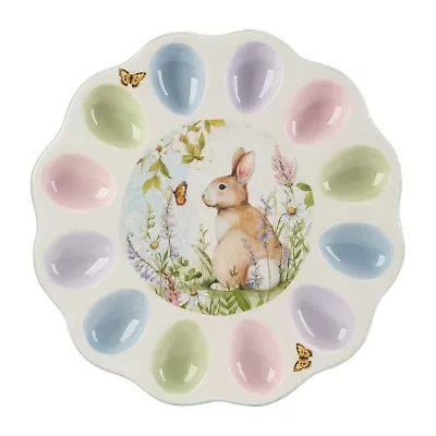 Certified International Easter Meadow Serving Platter