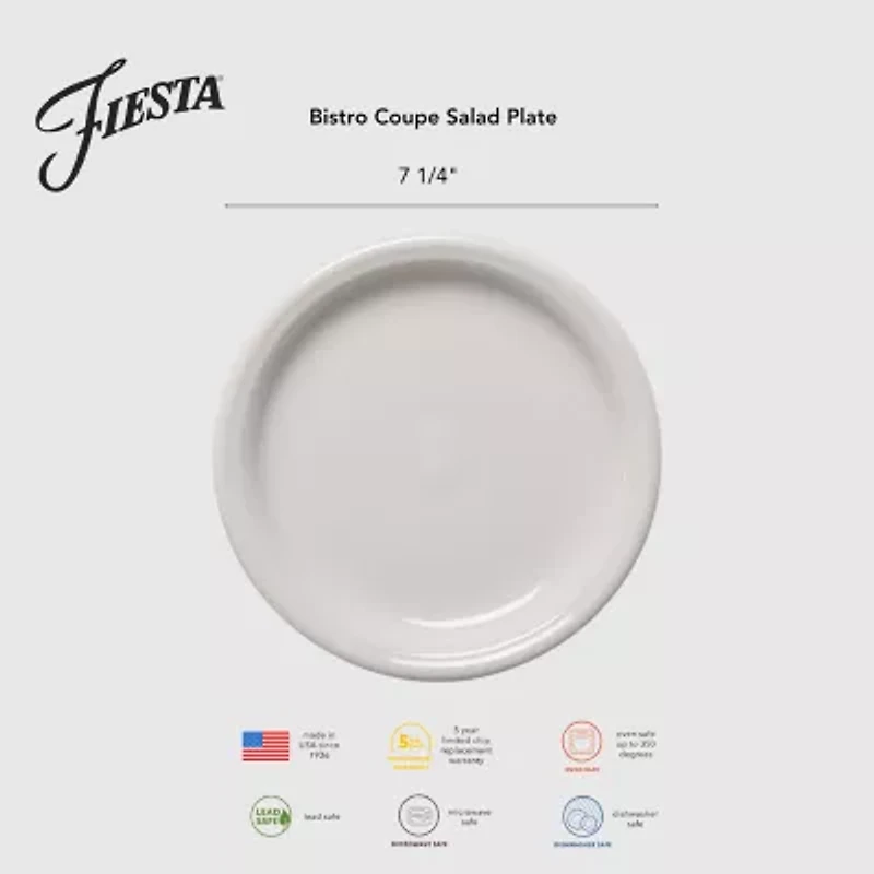 Fiesta Bistro Coupe China Salad Plate