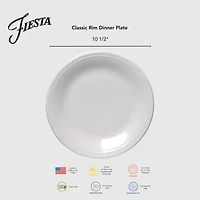 Fiesta Classic Rim China Dinner Plate