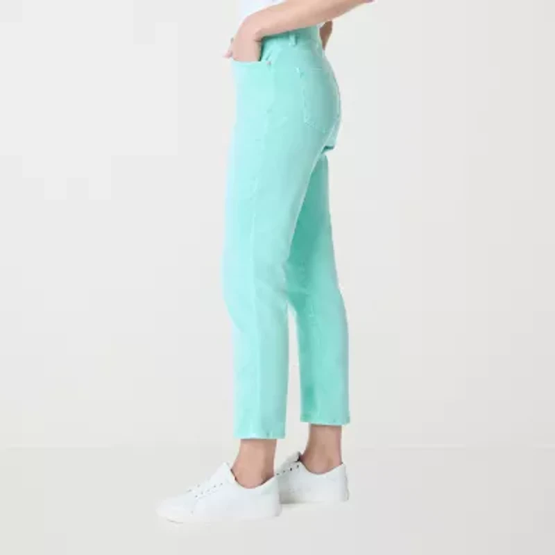 Gloria Vanderbilt Amanda Womens High Rise Regular Fit Ankle Jean