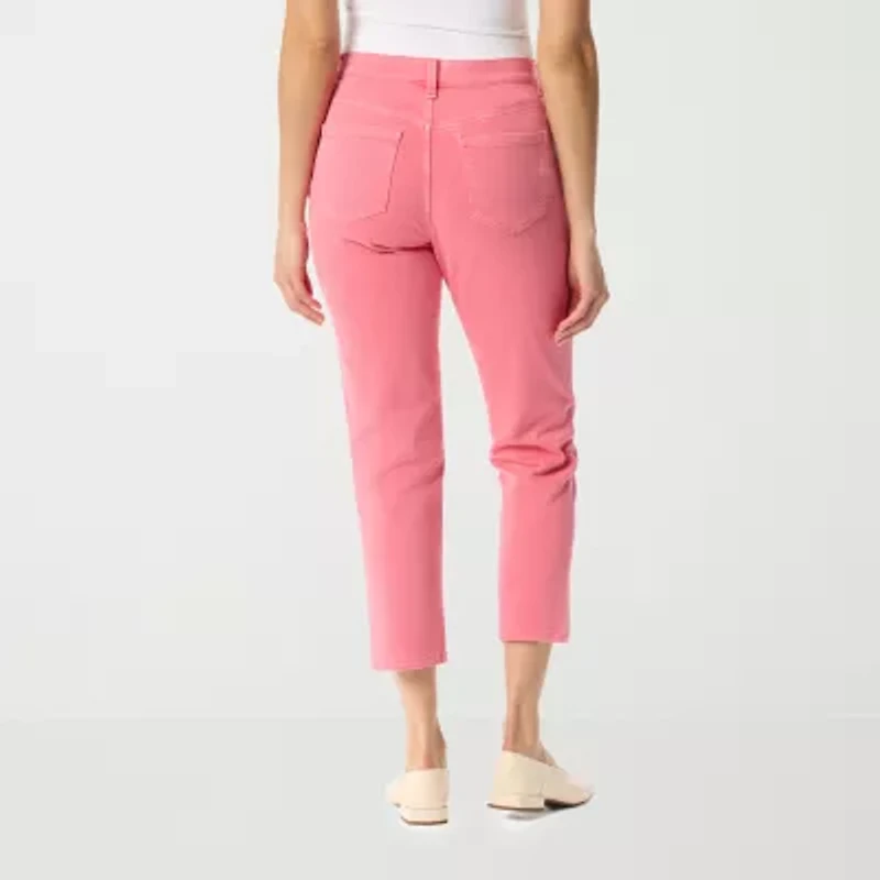 Gloria Vanderbilt Amanda Womens High Rise Regular Fit Ankle Jean