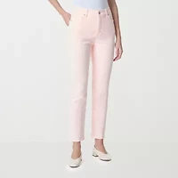 Gloria Vanderbilt Amanda Womens High Rise Regular Fit Ankle Jean