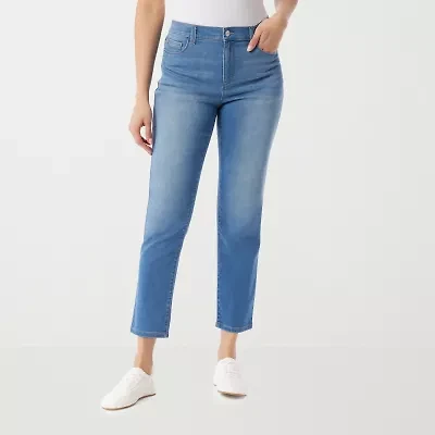 Gloria Vanderbilt Womens Mid Rise Ankle Jean