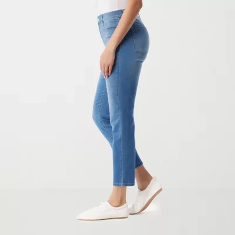 Gloria Vanderbilt Womens Mid Rise Ankle Jean
