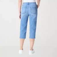 Gloria Vanderbilt Amanda Womens Straight High Rise Capri Pant
