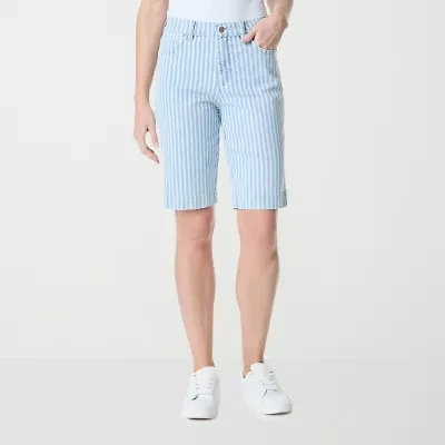 Gloria Vanderbilt Amanda Womens 11" High Rise Bermuda Short