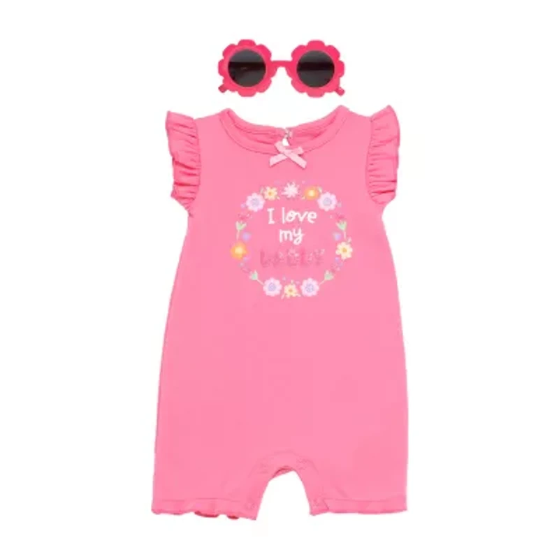Baby Starters Girls Short Sleeve Romper